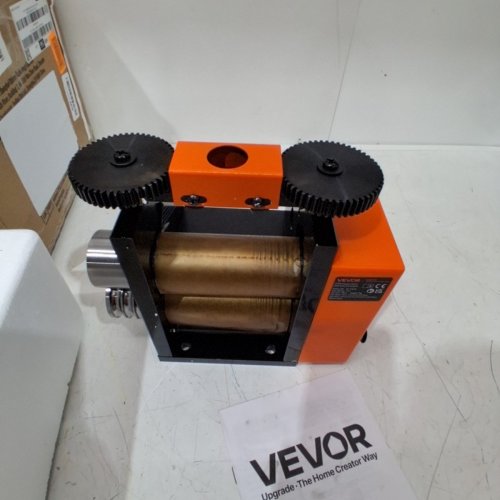 JEWELRY ROLLING MILL MACHINE - 3-IN-1 - BLACK\ORANGE - (MODEL: KD-Y7648) image 2
