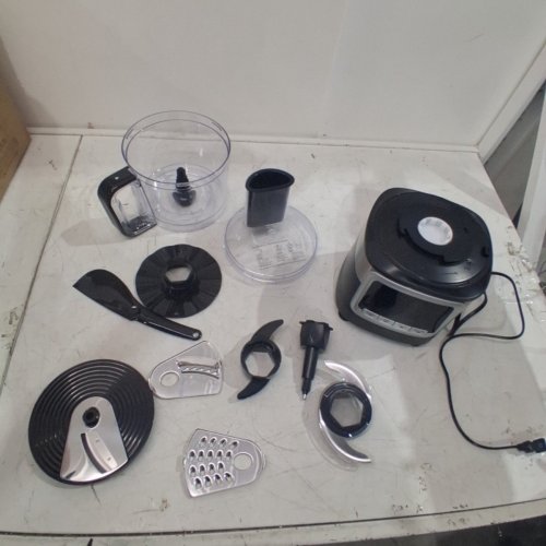 PRETTYCARE MULTIFUNCTION 3-SPEED FOOD PROCESSOR - 12 CUP - BLACK (MODEL: FP01) image 3