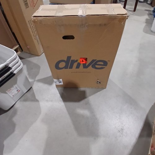 DRIVE MEDICAL ALUMINUM TRANSPORT WHEELCHAIR - 19" - BLUE/BLACK (MODEL: ATC19-BL) image 4
