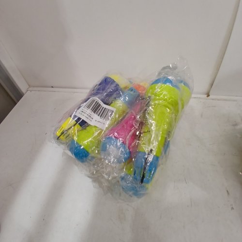 12PK PLASTIC ECHO PLAY MICROPHONES - 10" ASSORTED COLOURS image 3