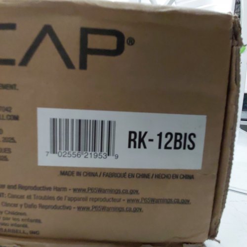 CAP BARBELL A-FRAME DUMBBELL RACK - 200LBS CAP - BLACK (MODEL: RK-12BIS) image 2