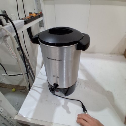 HAMILTON BEACH COFFEE URN - 45 CUP CAPACITY - STAINLESS STEEL (MODEL: 40515CR) image 3