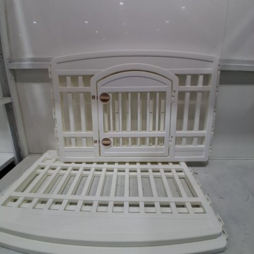 IRIS USA Dog Playpen 4 Panel with Door - 24" - white (model: 586680) image 5