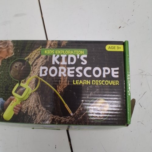 KIDS EXPLORATION BORESCOPE SNAKE CAMERA WITH LIGHT - STORE UP TO 100 PHOTOS - AGES 5+ - BLUE/YELLOW (MODEL: G21) image 4