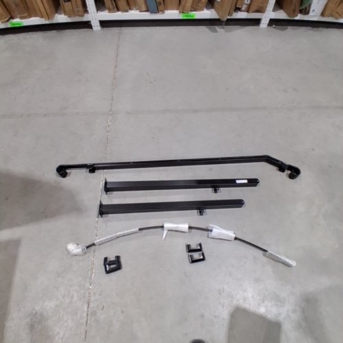 VEVOR IRON HANDRAIL - 4-5 STEP - BLACK (MODEL: H5712-S) image 4