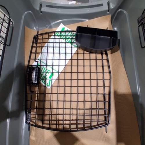 PETMATE 28" SKY KENNEL CARRIER FOR PETS 25-30LBS - GREY (MODEL: 531575) image 3