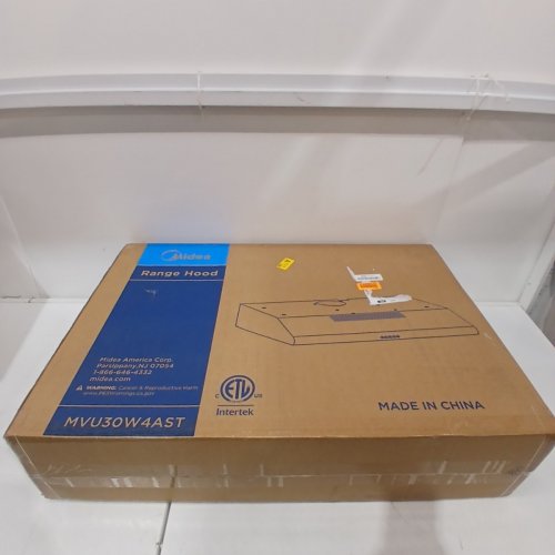 MIDEA UNDER CABINET CONVERTIBLE SLIM RANGE HOOD WITH 3-SPEED EXHAUST - 30" / 120V - STAINLESS STEEL (MODEL: MVU30W4AST) image 2