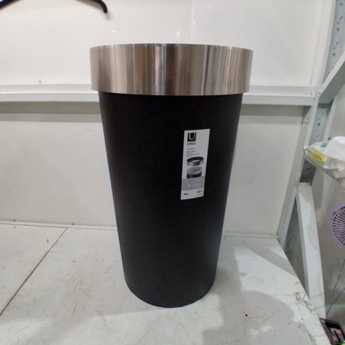 UMBRA VENTO OPEN TOP TRASH CAN - 30" - 16.5 GAL/62L - BLACK (MODEL: 1013048-047-REM) image 2