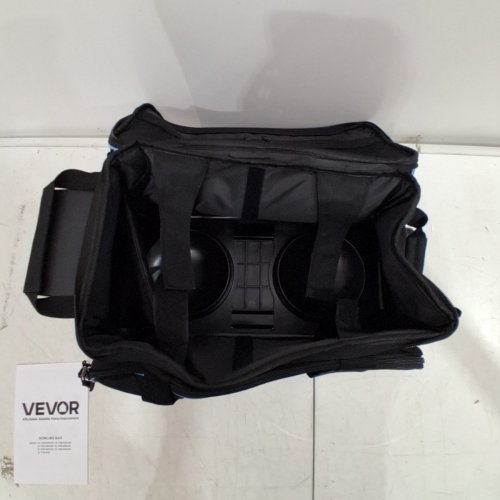 2-BALL BOWLING BAG WITH WHEELS & SEPARATE COMPARTMENT FOR SHOES - 42" - BLUE/BLACK (MODEL: ZL-YDB-0098-002) image 2