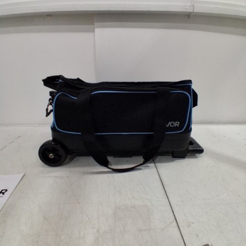 2-BALL BOWLING BAG WITH WHEELS & SEPARATE COMPARTMENT FOR SHOES - 42" - BLUE/BLACK (MODEL: ZL-YDB-0098-002) image 3