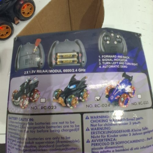 REMOTE CONTROL STUNT CAR - BLACK (MODEL: RC-024) image 4