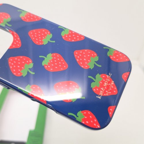 KATE SPADE PROTECTIVE PHONE CASE WITH MAGSAFE FOR IPHONE 16 PRO - STRAWBERRY DOTTED image 3