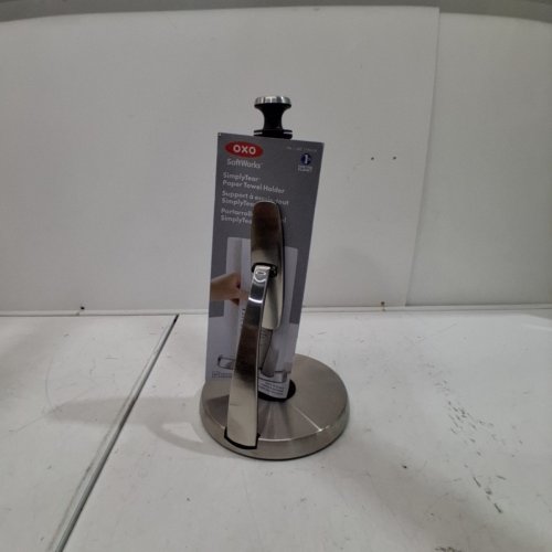 OXO SOFT WORKS SPRING ARM PAPER TOWEL HOLDER - SILVER (MODEL: 1796158) image 2