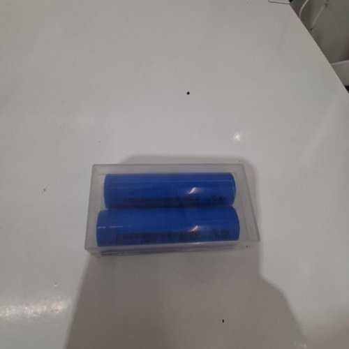 2PK RECHARGEABLE FLAT BATTERIES - 2600 MAH - BLUE image 3