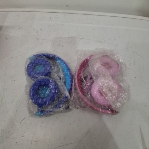 2PK KIDS MPOW WIRED HEADPHONES - BLUE/PINK (MODEL: BH385A) image 2