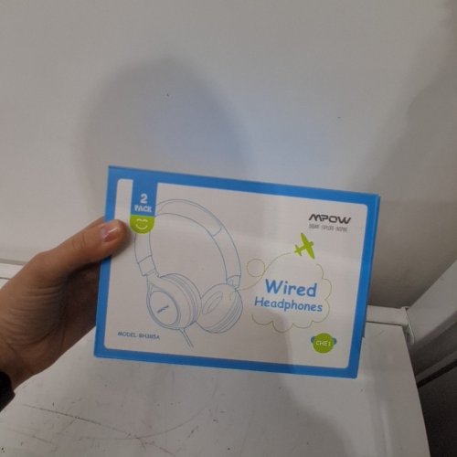2PK KIDS MPOW WIRED HEADPHONES - BLUE/PINK (MODEL: BH385A) image 3