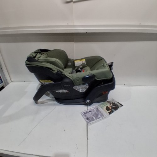 UPPABABY MESA V3 INFANT CAR SEAT WITH ADJUSTABLE EPP FOAM HEADREST, SIDE IMPACT PROTECTION, AND 4TH REBOUND CARRY HANDLE - 4LBS-35LBS MAX - EVELYN MEADOW GREEN (MODEL:1003-MSA-CA-EVE) image 3