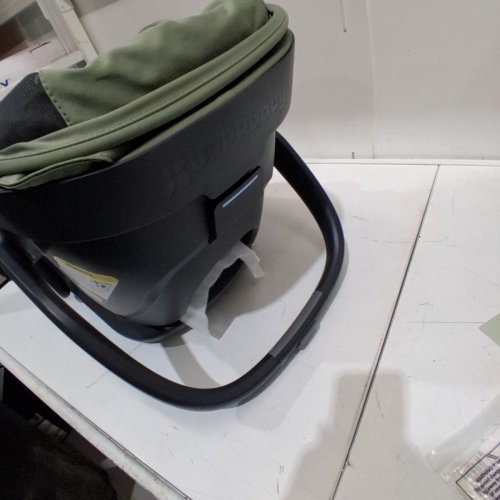 UPPABABY MESA V3 INFANT CAR SEAT WITH ADJUSTABLE EPP FOAM HEADREST, SIDE IMPACT PROTECTION, AND 4TH REBOUND CARRY HANDLE - 4LBS-35LBS MAX - EVELYN MEADOW GREEN (MODEL:1003-MSA-CA-EVE) image 6
