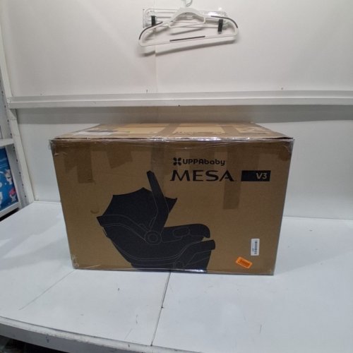 UPPABABY MESA V3 INFANT CAR SEAT WITH ADJUSTABLE EPP FOAM HEADREST, SIDE IMPACT PROTECTION, AND 4TH REBOUND CARRY HANDLE - 4LBS-35LBS MAX - EVELYN MEADOW GREEN (MODEL:1003-MSA-CA-EVE) image 8