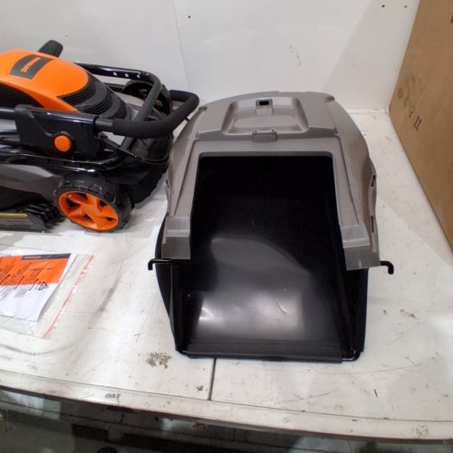 DOVAMAN CORDED LAWN MOWER - 16" - 13 AMP - ORANGE/ GRAY/BLACK (MODEL: LA16M) image 5