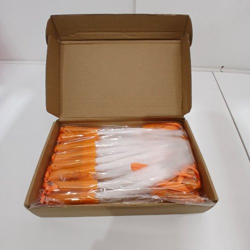 30PK YOFOBU FIBER OPTIC GLOW WANDS WITH 3 MODES - ORANGE image 2