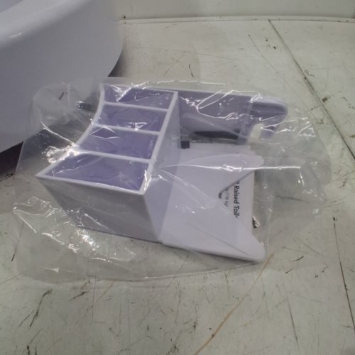 CAREX TOILET SEAT RISER WITH QUICK LOCK - 4" HEIGHT 300LBS MAX - WHITE (MODEL: B320CA) image 3