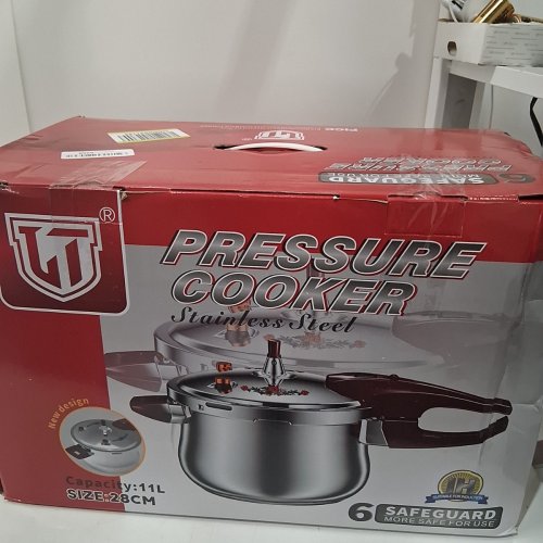 MULTIFUNCTIONAL FLORAL PRESSURE COOKER - 11L, 11" - SILVER image 6