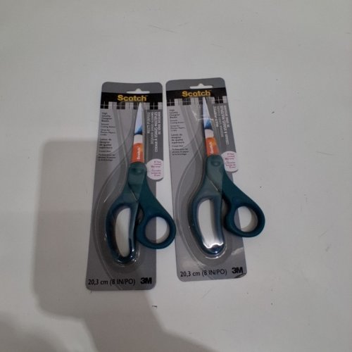 2 SCOTCH MULTI-PURPOSE SCISSORS - 8" - BLUE image 2