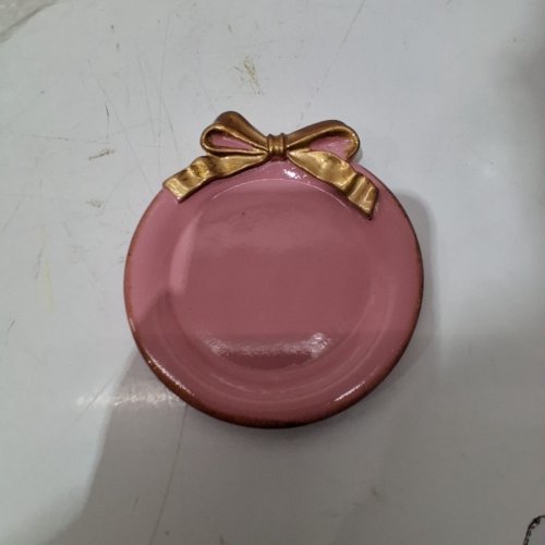BOWKNOT JEWELRY DISPLAY TRAY - 5" - PINK (MODEL: XAGMODSHN) image 2