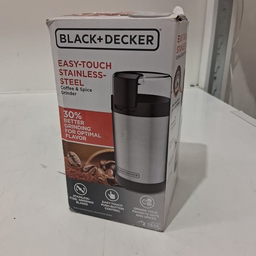 BLACK + DECKER EASY TOUCH ELECTRIC COFFEE & SPICE GRINDER - BLACK (MODEL: CBG110SC) image 5