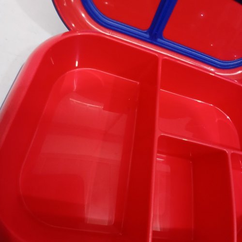 2PC BENTGO CHILL LUNCH BOX & MINI BOX - 788 ML + 630 ML - RED AND BLUE image 3