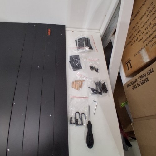 VEVOR WOODEN WASHER AND DRYER COUNTERTOP - 54" X 27" - BLACK (MODEL:C240331S) image 3