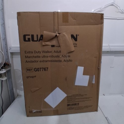 MEDLINE GUARDIAN EXTRA DUTY ADULT WALKER - SUPPORTS UP TO 400 LBS - SILVER (ITEM: G07767) image 3