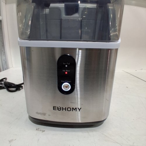 EUHOMY COUNTERTOP NUGGET ICE MAKER - MAKES 35LBS/DAY - STAINLESS STEEL (MODEL: IM-155) image 2