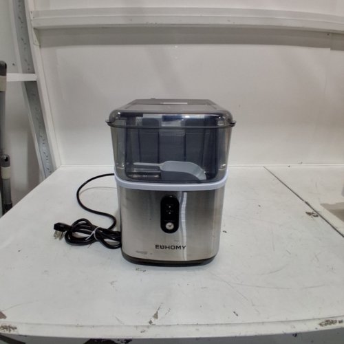 EUHOMY COUNTERTOP NUGGET ICE MAKER - MAKES 35LBS/DAY - STAINLESS STEEL (MODEL: IM-155) image 3