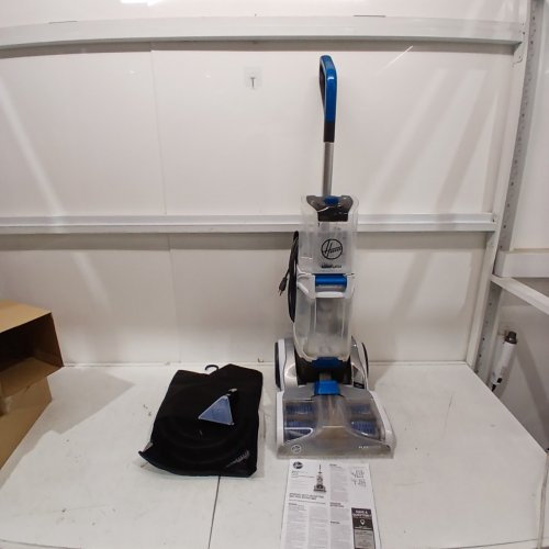 HOOVER AUTOMATIC UPRIGHT SMARTWASH+ WET CARPET CLEANER WITH INTELLISENSE PUSH-FORWARD - 8FT HOSE - WHITE/BLUE (MODEL: FH52007VCD) image 3
