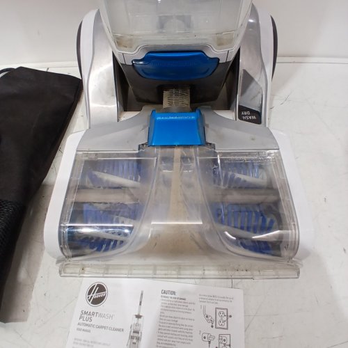 HOOVER AUTOMATIC UPRIGHT SMARTWASH+ WET CARPET CLEANER WITH INTELLISENSE PUSH-FORWARD - 8FT HOSE - WHITE/BLUE (MODEL: FH52007VCD) image 4