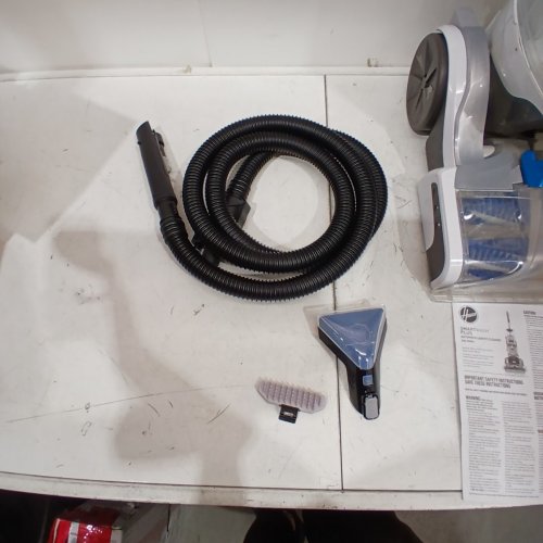 HOOVER AUTOMATIC UPRIGHT SMARTWASH+ WET CARPET CLEANER WITH INTELLISENSE PUSH-FORWARD - 8FT HOSE - WHITE/BLUE (MODEL: FH52007VCD) image 5