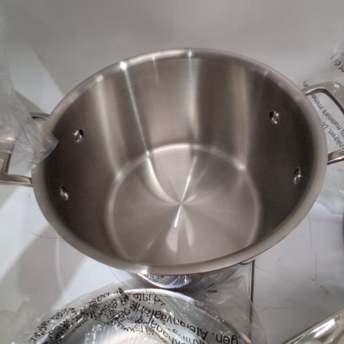 10PC KIRKLAND SIGNATURE 5-PLY CLAD STAINLESS STEEL COOKWARE - STAINLESS STEEL - (MODEL: 1119338) image 4