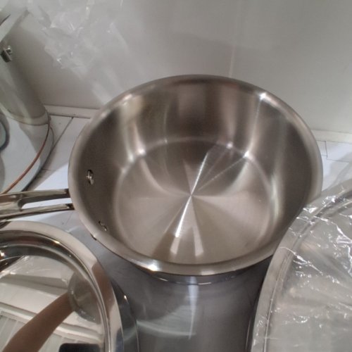 10PC KIRKLAND SIGNATURE 5-PLY CLAD STAINLESS STEEL COOKWARE - STAINLESS STEEL - (MODEL: 1119338) image 6
