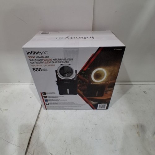 INFINITY X1 SOLAR MISTING FAN- 500LUM (MODEL: 1985328) image 5