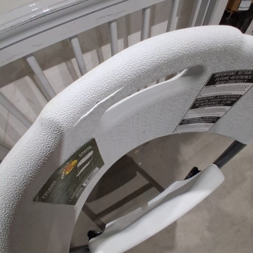 PEAKFORM BLOW-MOLDED FOLDING CHAIR - WHITE AND GRAY (MODEL: 81323) image 4