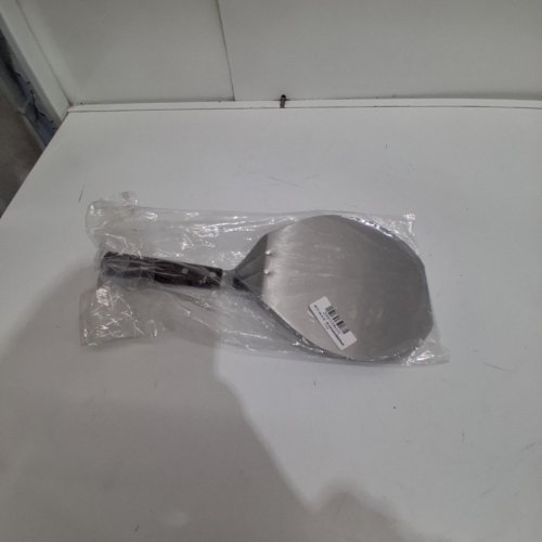 PIZZA SPATULA PADDLE WITH WOOD HANDLE - 18" SILVER/BROWN image 3