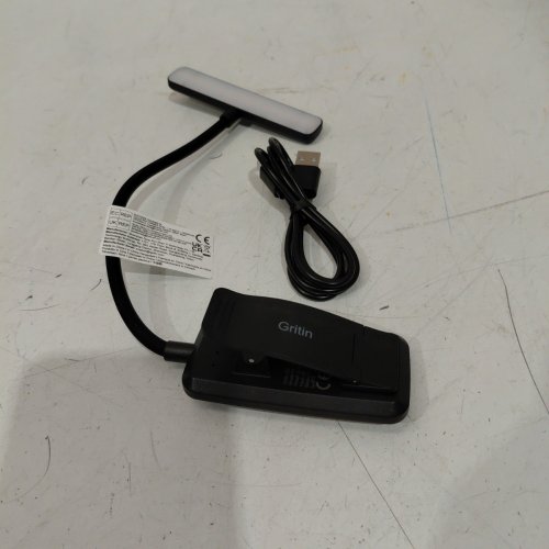 GRITIN 19 LED RECHARGEABLE BOOK LIGHT FOR READING IN BED - BLACK (MODEL:G1326) image 2