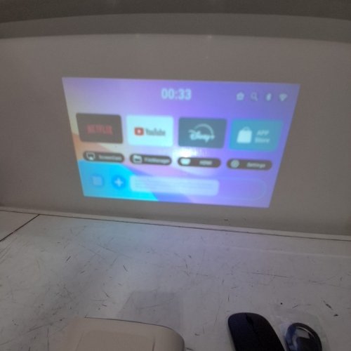 NONETE MINI PORTABLE PROJECTOR WITH BLUETOOTH, 1080P FULL HD WITH 4K SUPPORT - WHITE image 5