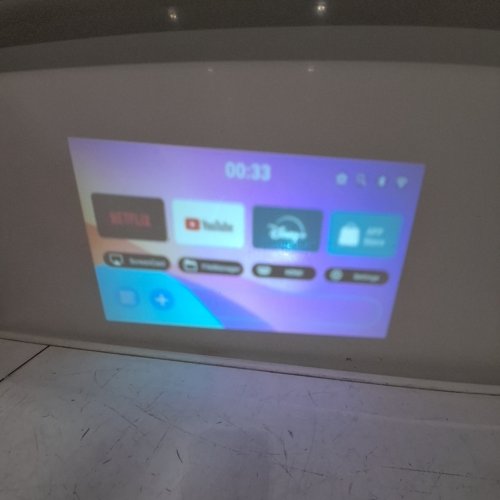 NONETE MINI PORTABLE PROJECTOR WITH BLUETOOTH, 1080P FULL HD WITH 4K SUPPORT - WHITE image 6