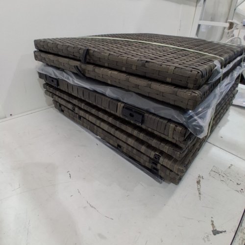 VIDAX LOUTDOOR LOUNGE BED WITH CUSHIONS 79" X 22.8" X 22" - DARK GREY (MODEL: 319564.A) image 5
