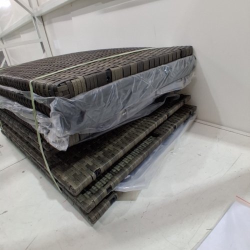 VIDAX LOUTDOOR LOUNGE BED WITH CUSHIONS 79" X 22.8" X 22" - DARK GREY (MODEL: 319564.A) image 6