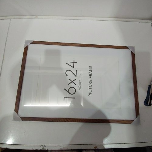 FLYJOE WOODEN PICTURE FRAME - 16" X 24" - OAK image 2