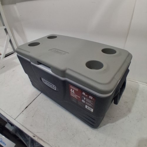 COLEMAN EXTREME COOLER WITH HEAVY DUTY CARRY HANDLES - 46 QUART - GREY (MODEL: CM2201100/1986833) image 4